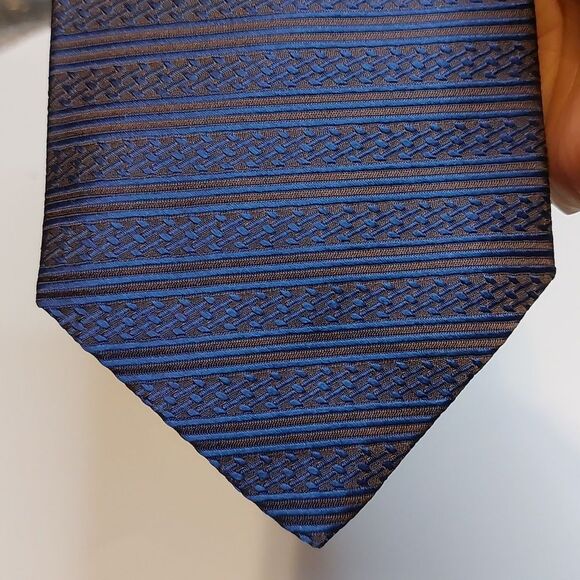 🔴 Peter Thomas by Superba Textured Silk Tie Made in USA - Picture 2 of 6